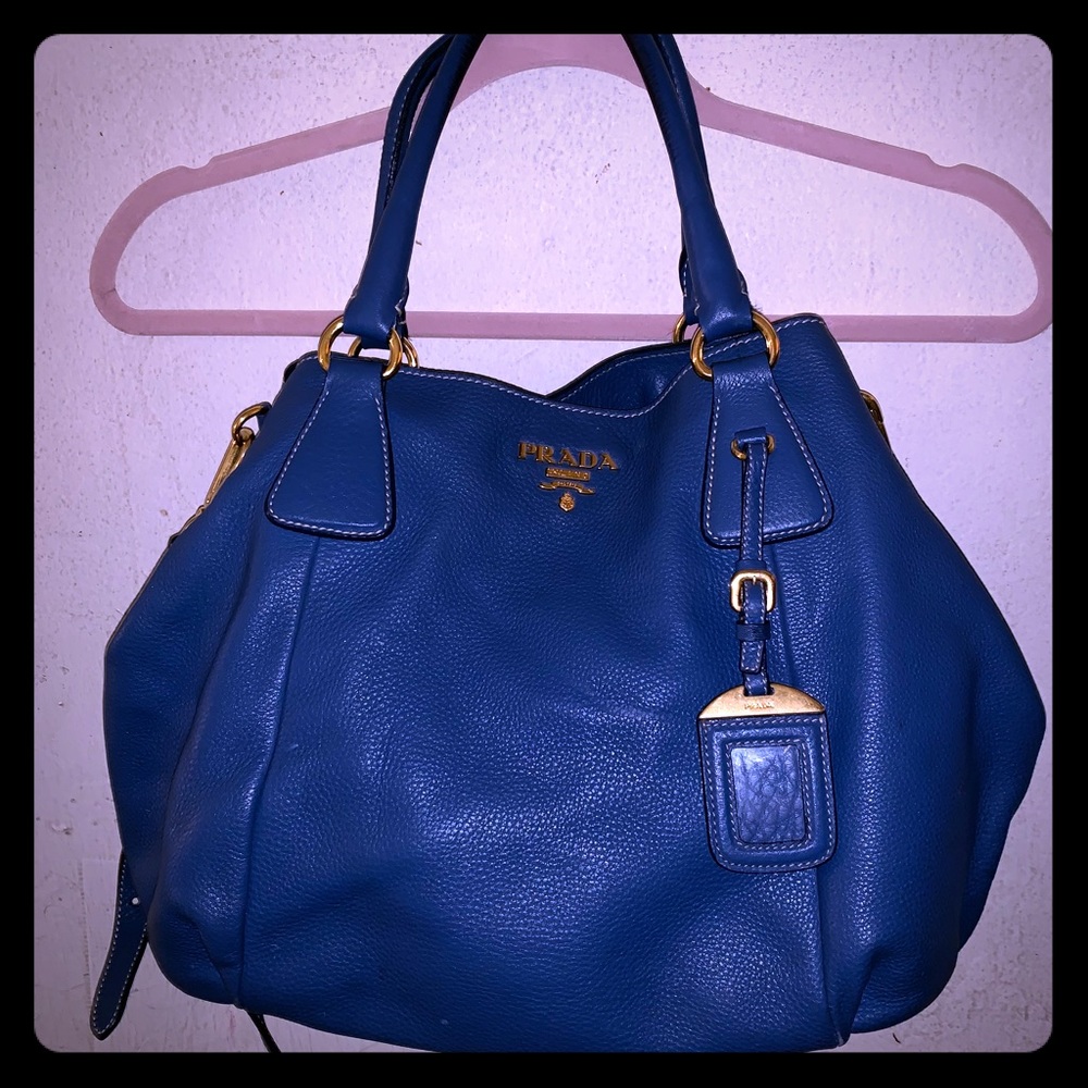 Beautiful Blue Prada Handbag